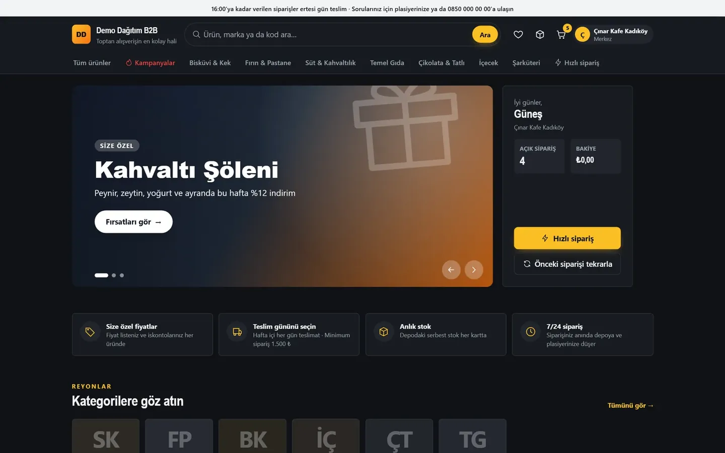 Mobilteg Saha B2B Mağaza Endüstri teması
