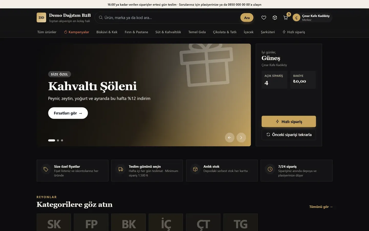 Mobilteg Saha B2B Mağaza Lüks teması